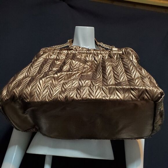 Charming Charlie Gold Brown Shoulder Bag - Picture 3 of 6